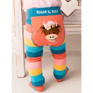 Blade & Rose Bonnie Highland Cow Knitted Leggings