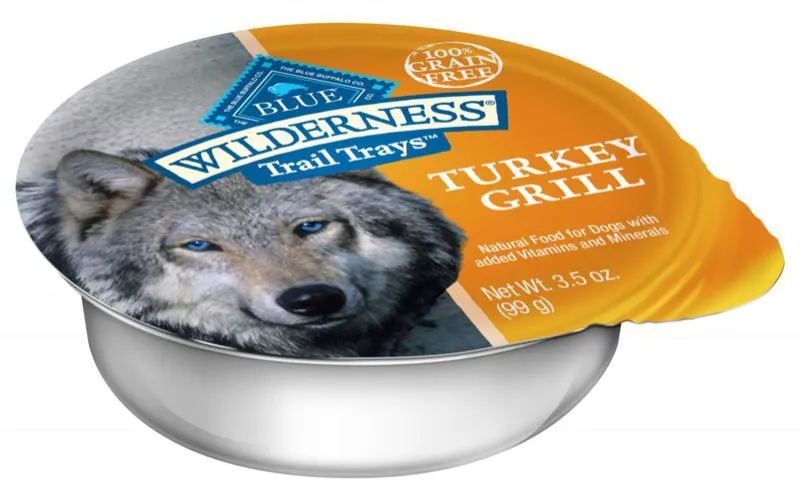 Blue Buffalo Wilderness Trail Trays Turkey Grill Dog Food Cup