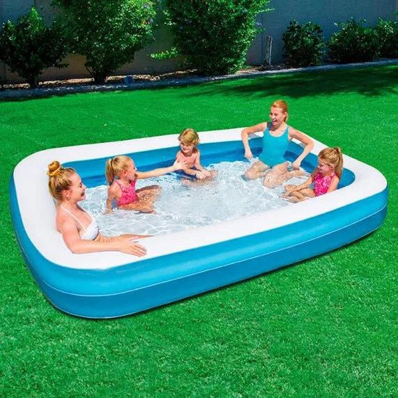 Blue Rectangular Family Pool 3.05m x 1.83m x 46cm