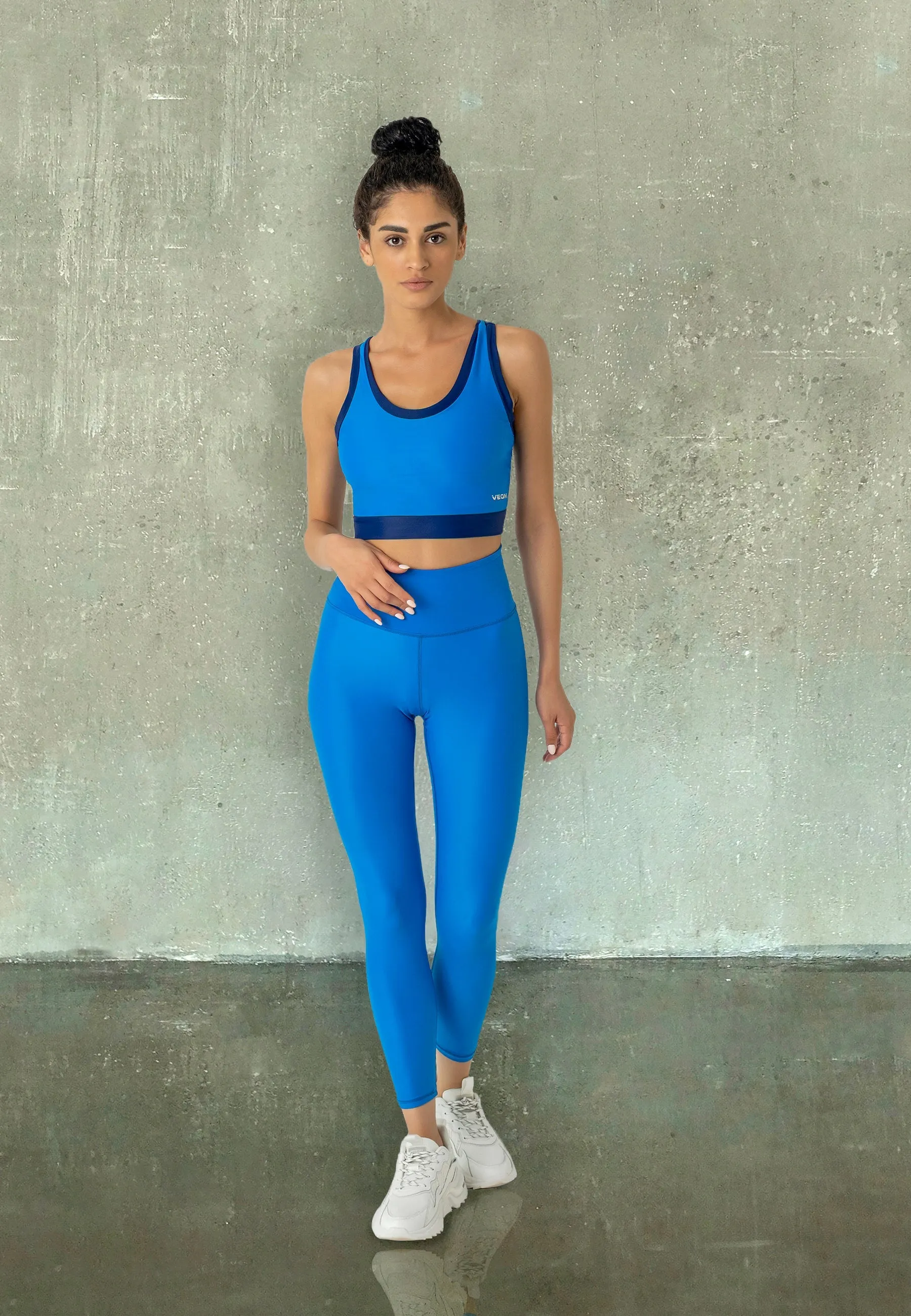 Blue Set - Leggings and Bra