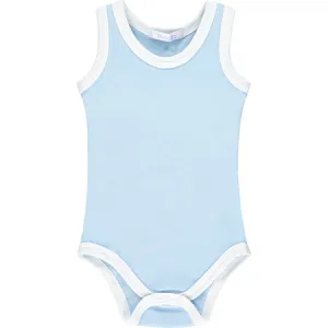 Blue Sleeveless Bodysuit - Retired