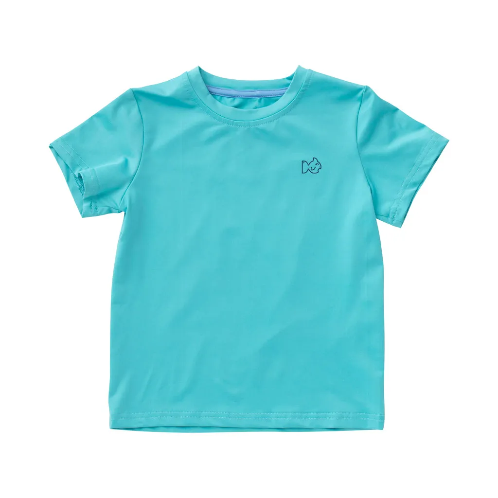 Boys Pro Performance Fishing Tee with Crab Art