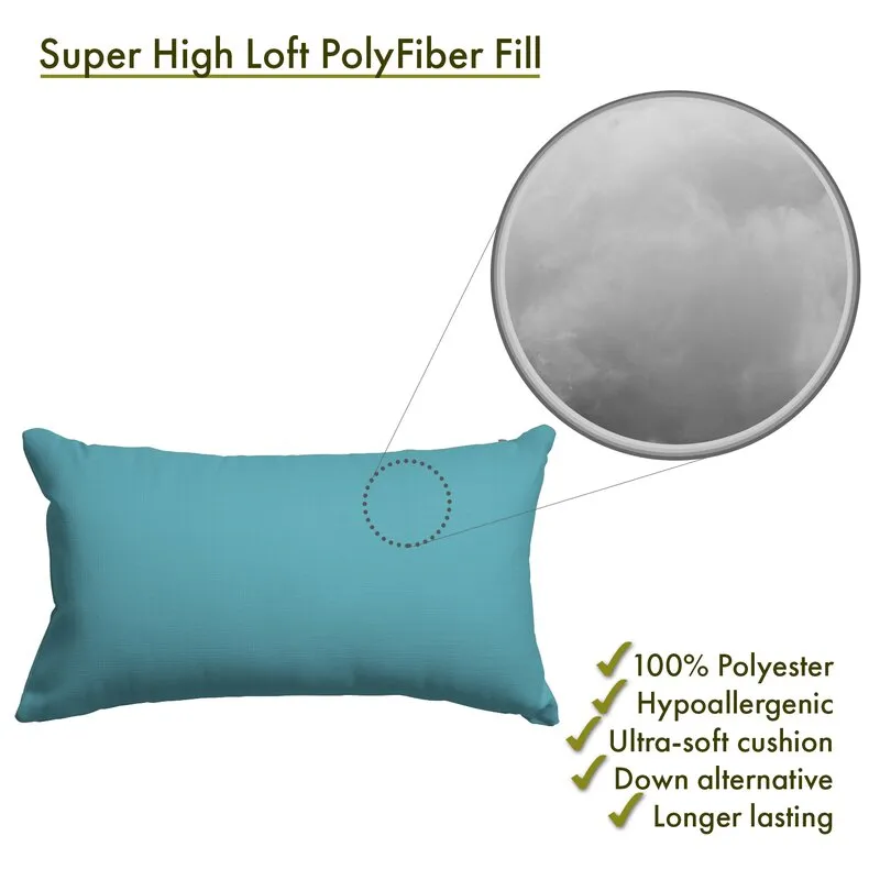 Brand new Wittman Indoor/Outdoor Lumbar Pillow in Teal! Retails $65 