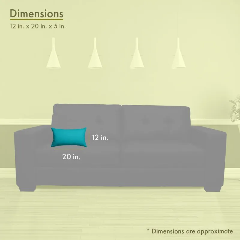 Brand new Wittman Indoor/Outdoor Lumbar Pillow in Teal! Retails $65 