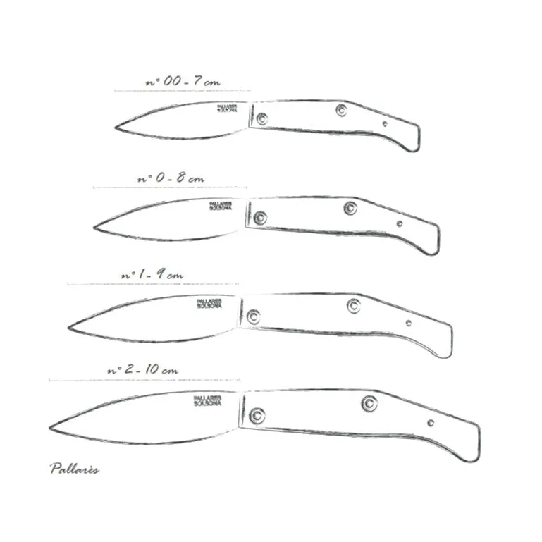 Busa Pocket Knife Nº0 (8 cm) Boxwood Handle Carbon Steel