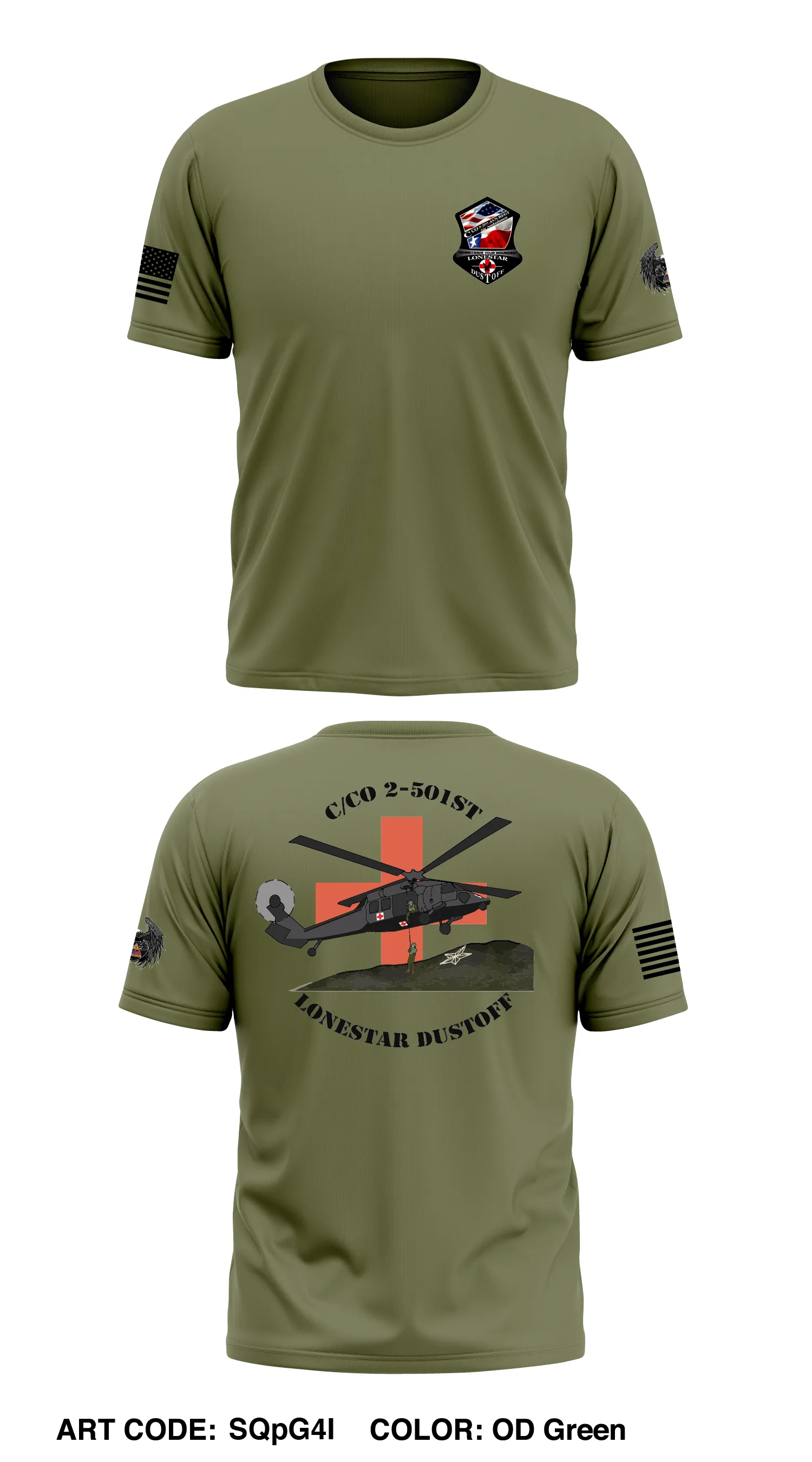C-Co 2-501st GSAB Store 1 Core Men's SS Performance Tee - SQpG4I