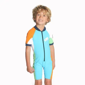C Skins UV Shorti Sunsuit - Turquoise