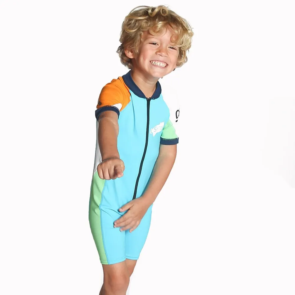 C Skins UV Shorti Sunsuit - Turquoise