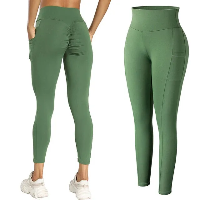 Cassie Curves Leggings - Green
