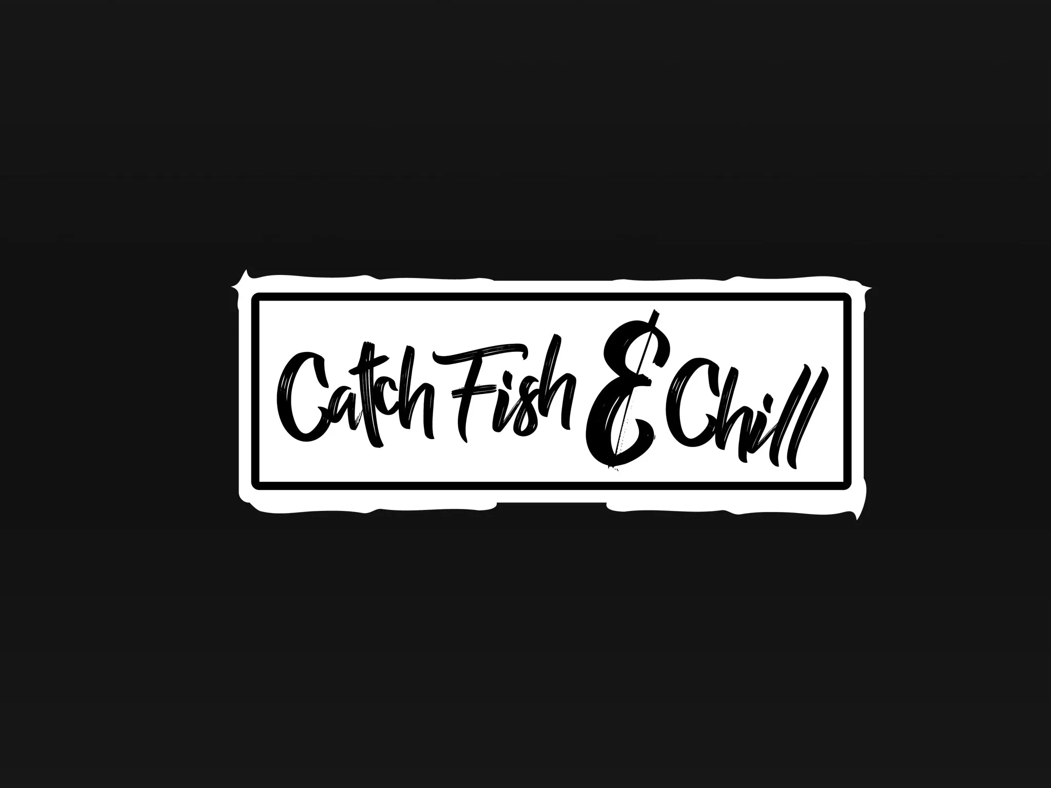 CATCH FISH & CHILL BOX LOGO TRANSFER