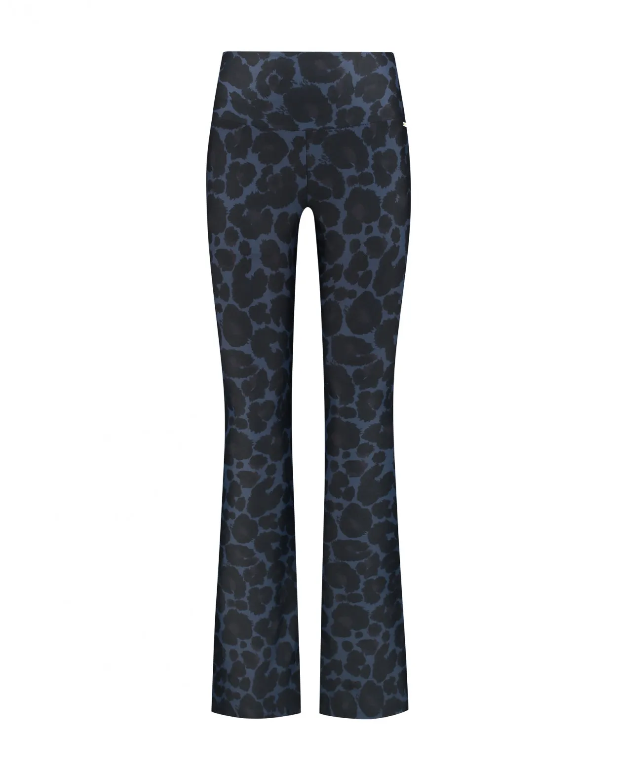 Celine Flared Leggings | Leopard Navy