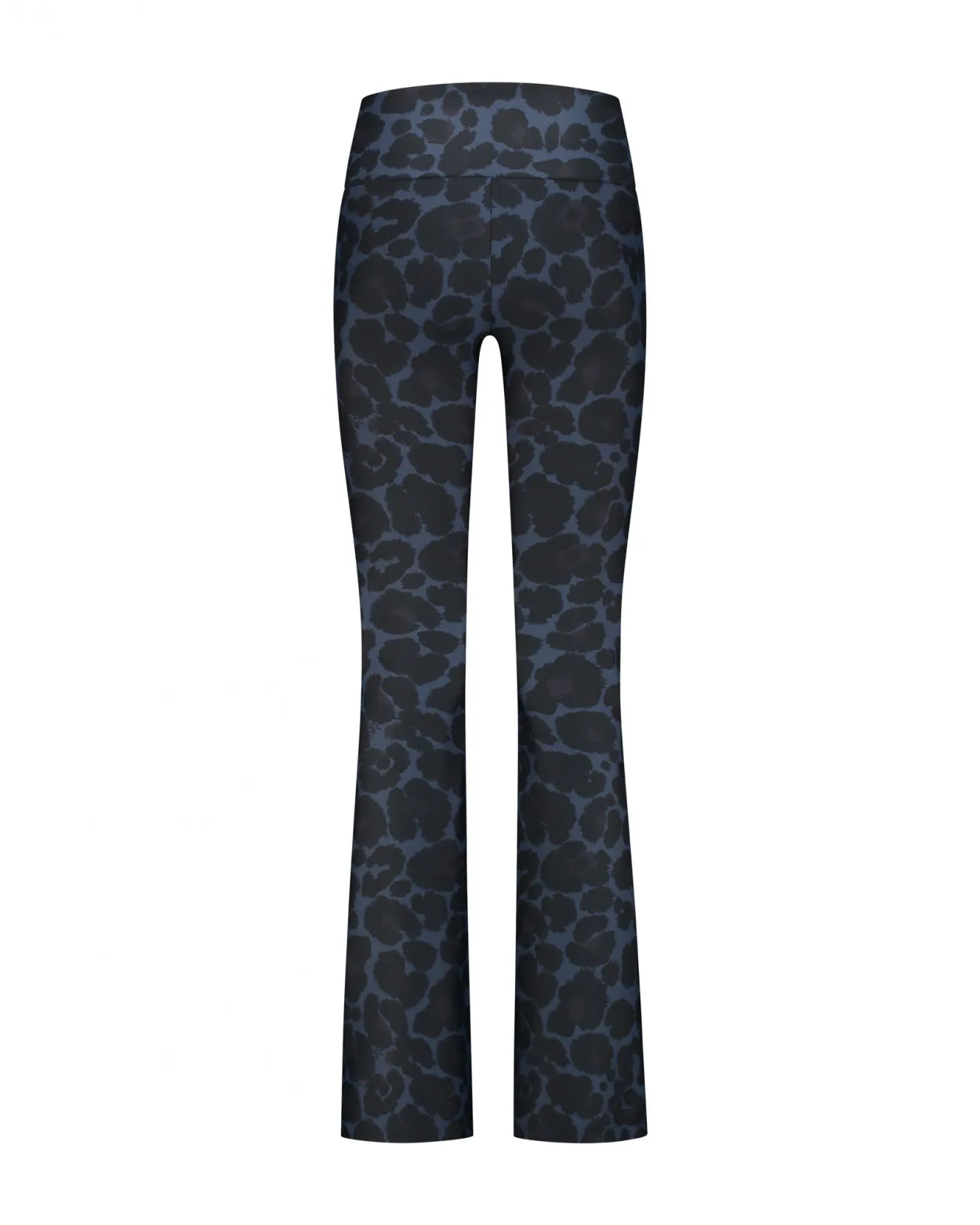 Celine Flared Leggings | Leopard Navy