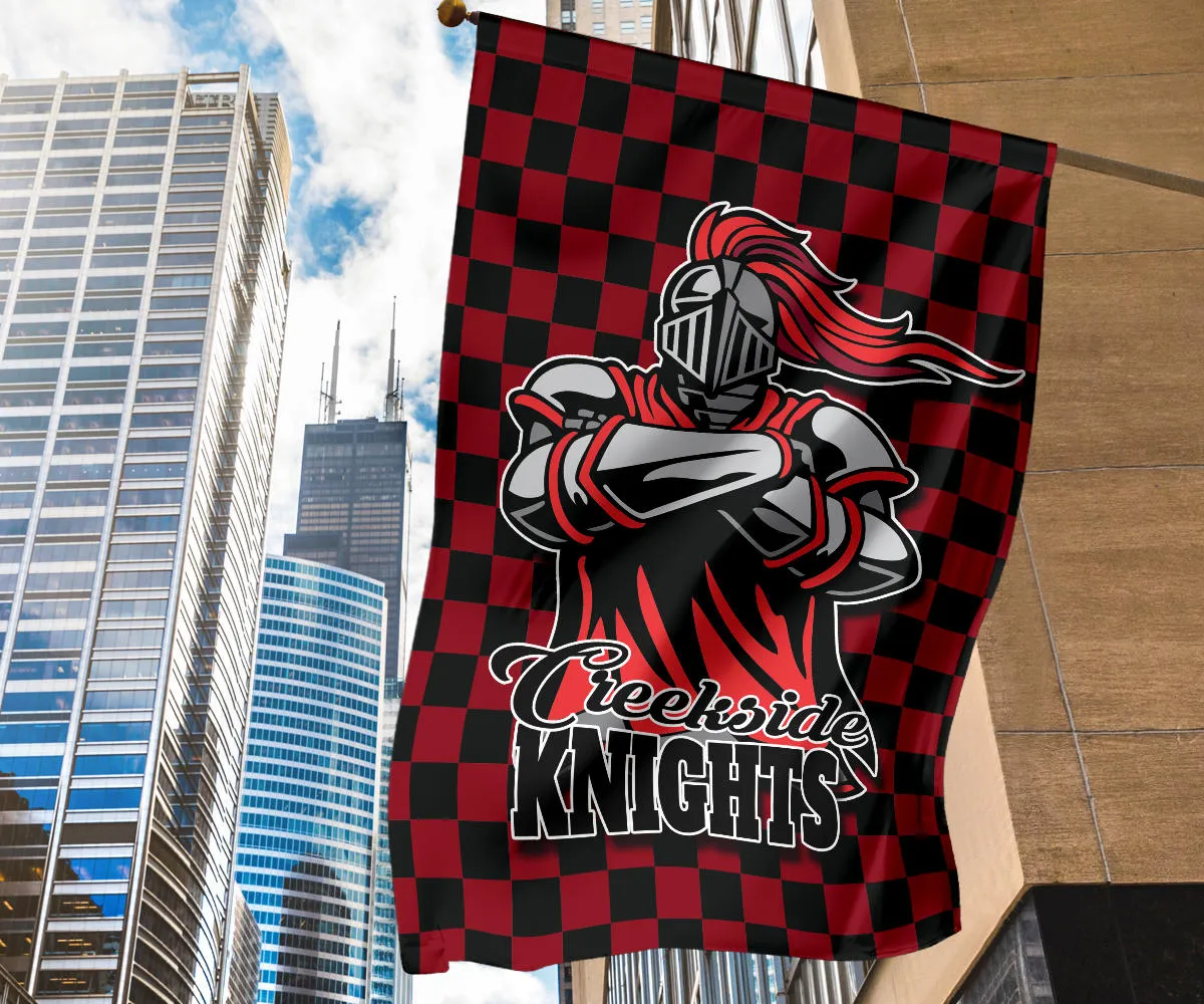 Checkered Mascot  Flag