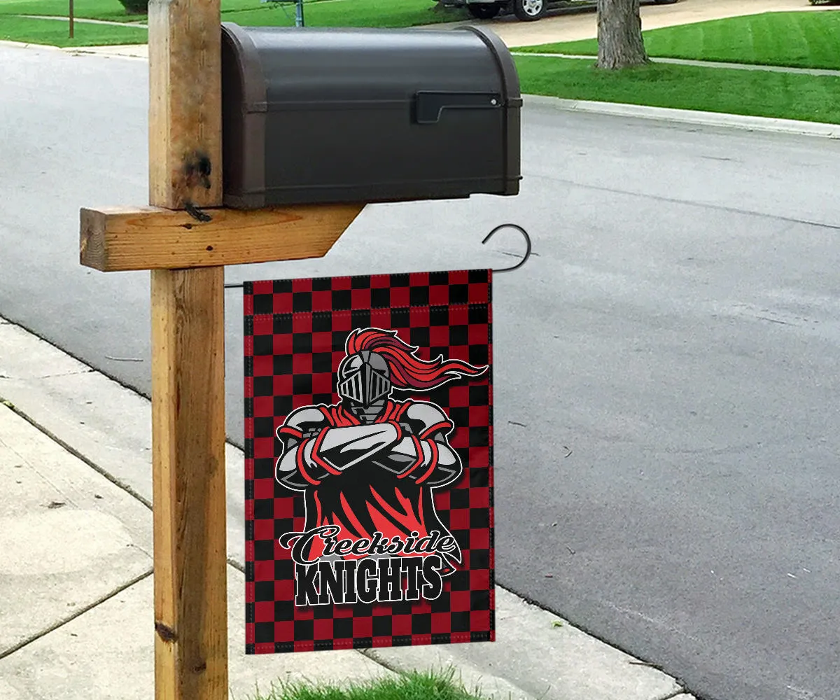 Checkered Mascot  Flag