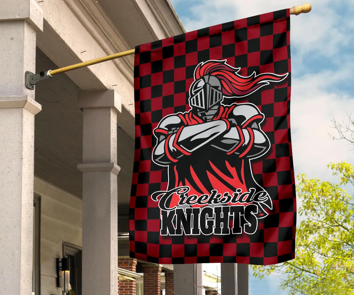 Checkered Mascot  Flag