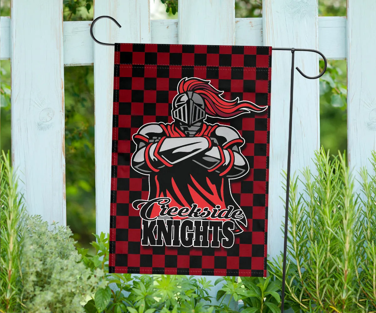 Checkered Mascot  Flag