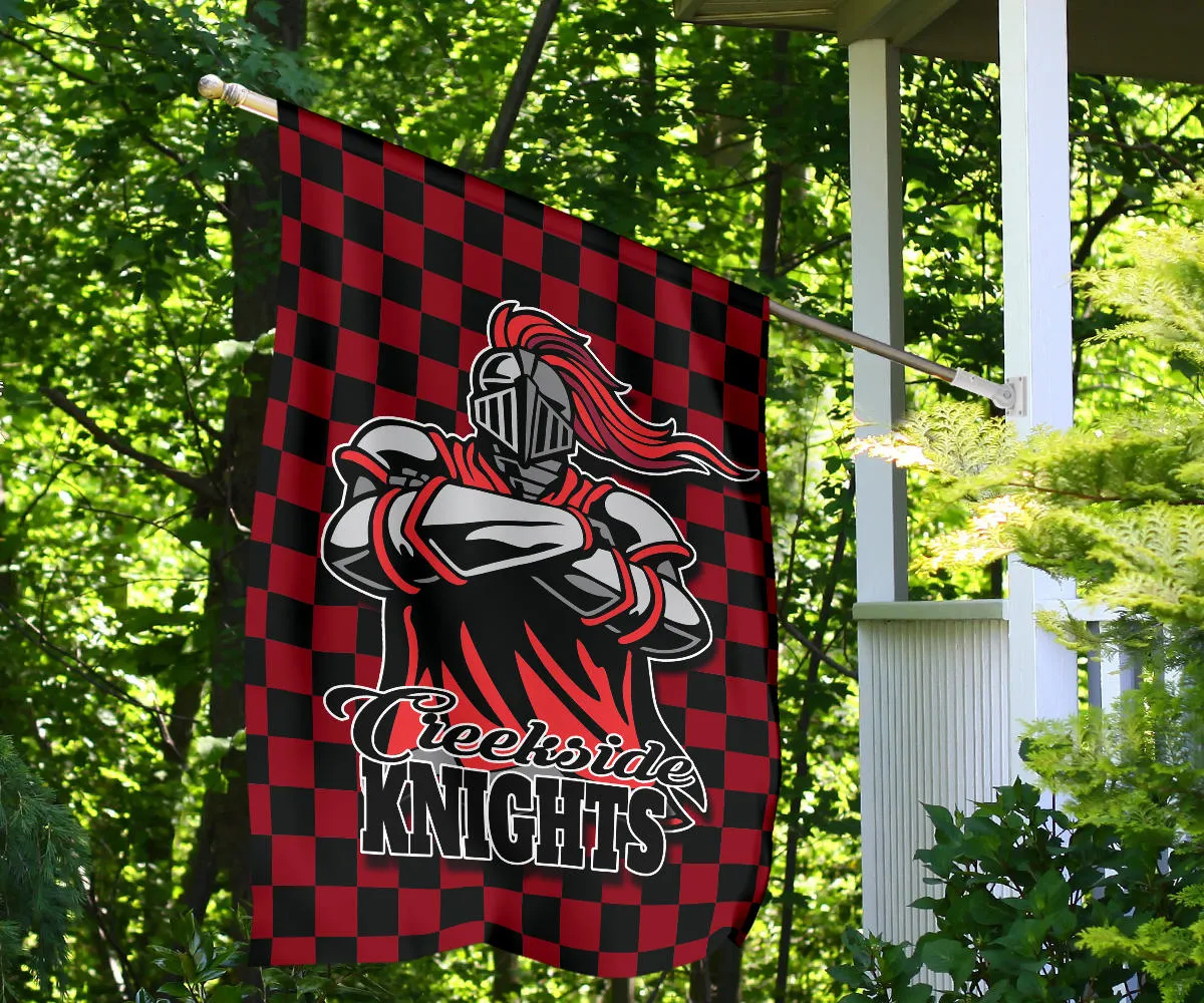 Checkered Mascot  Flag