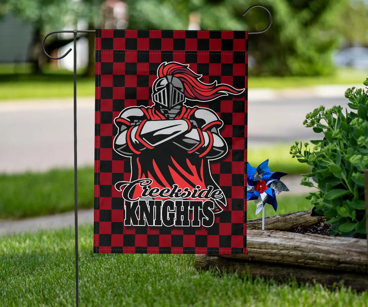 Checkered Mascot  Flag