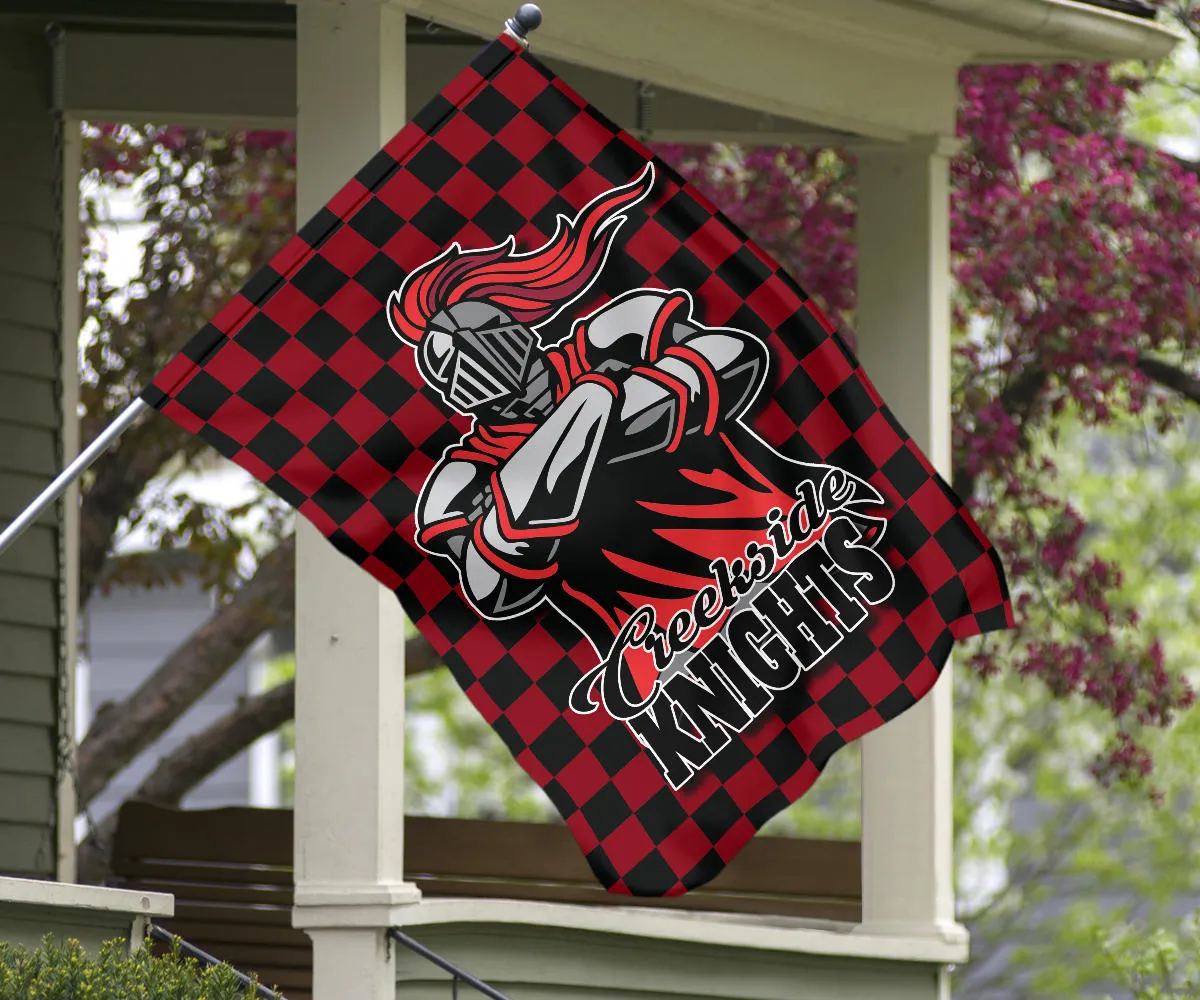 Checkered Mascot  Flag