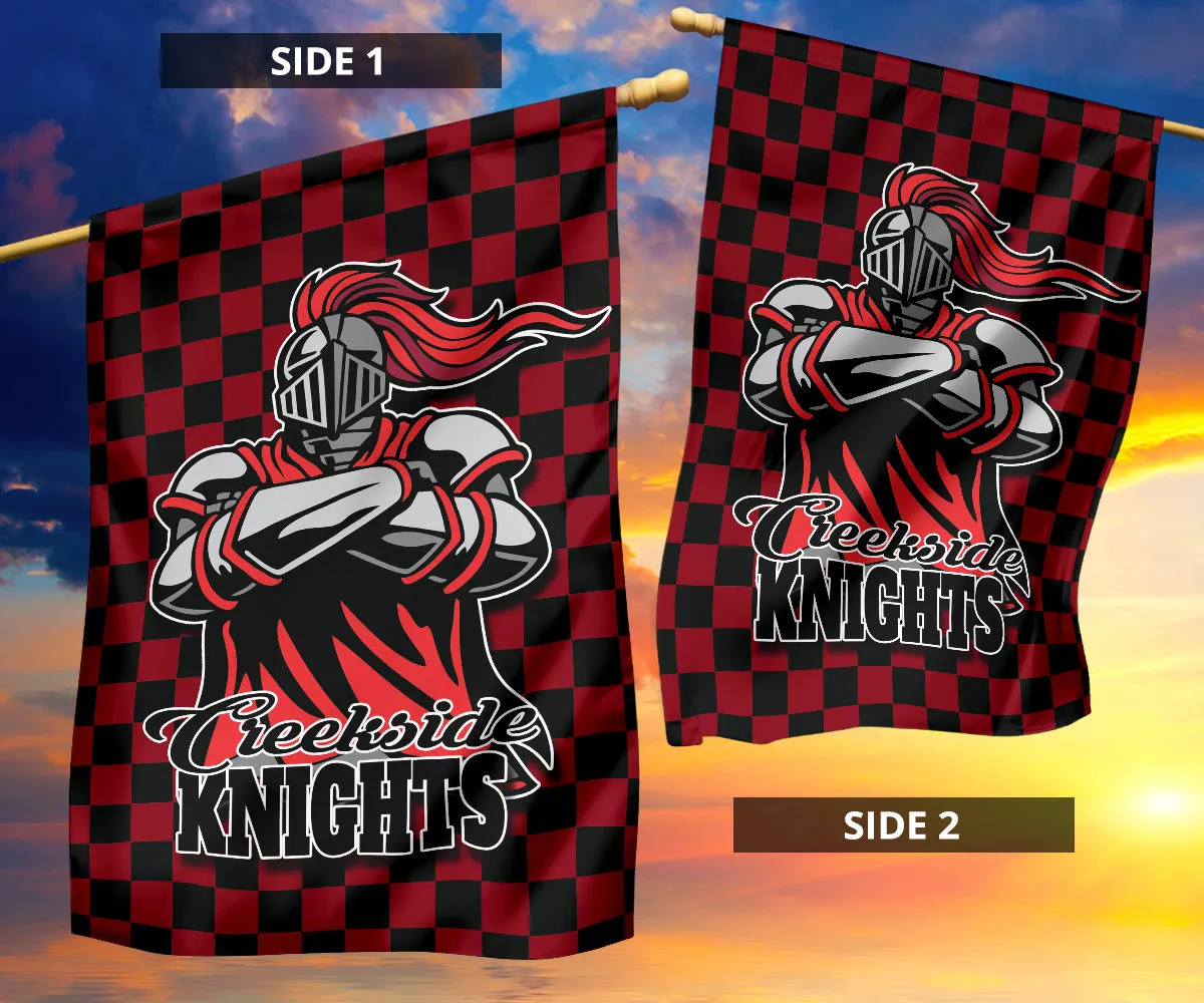 Checkered Mascot  Flag