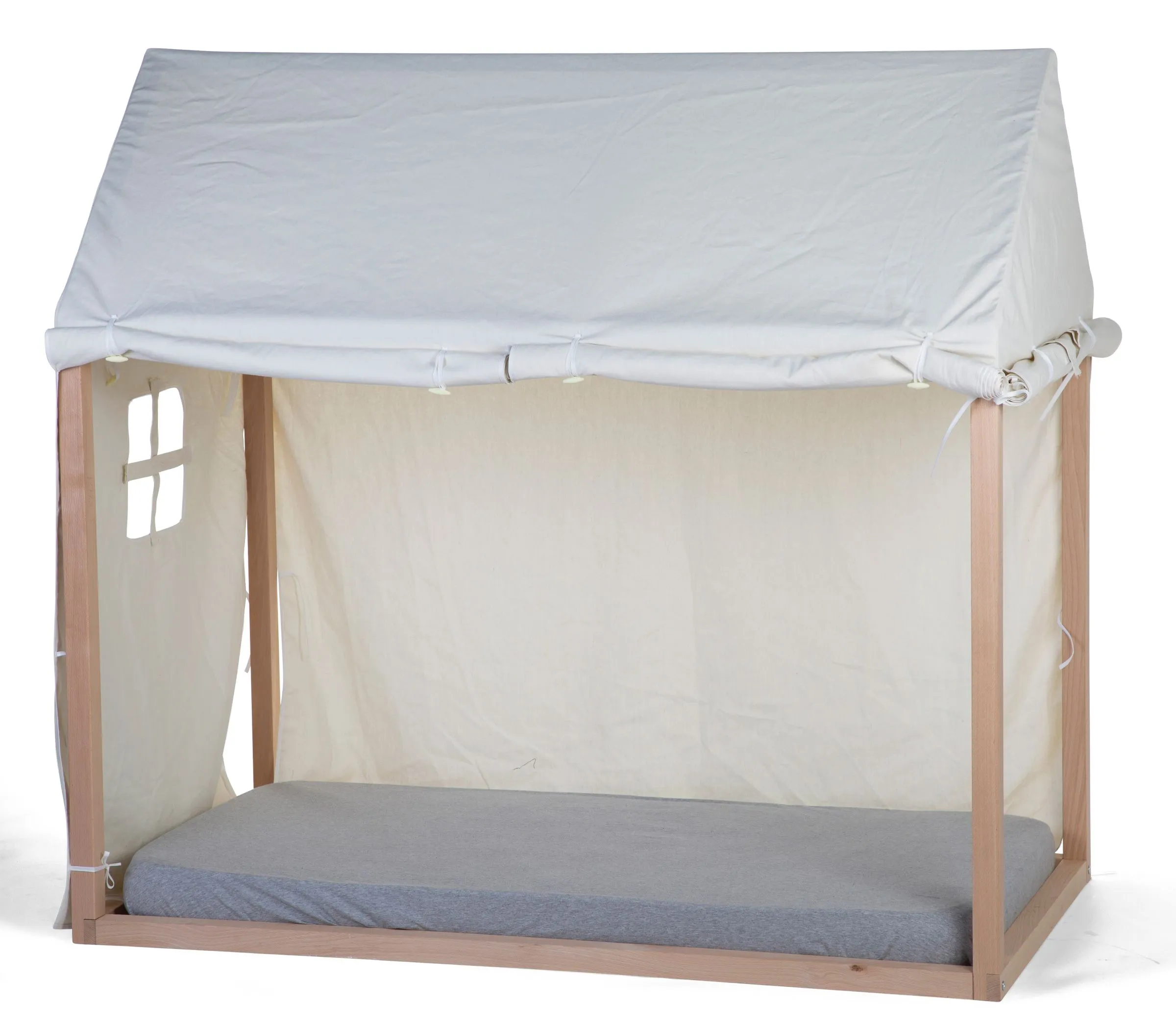 Childhome Bed Frame House Cover - White - 70x140CM