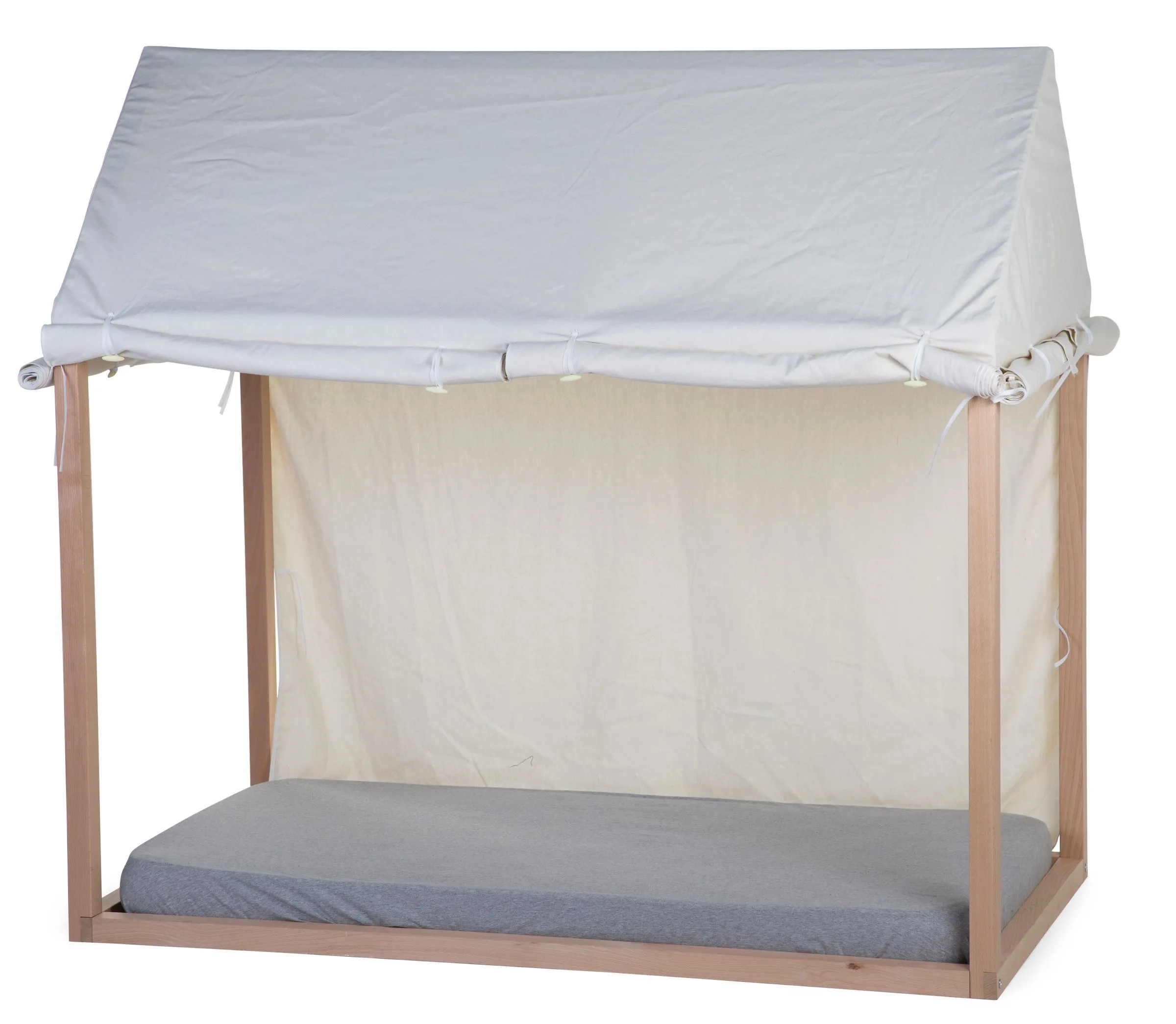 Childhome Bed Frame House Cover - White - 70x140CM