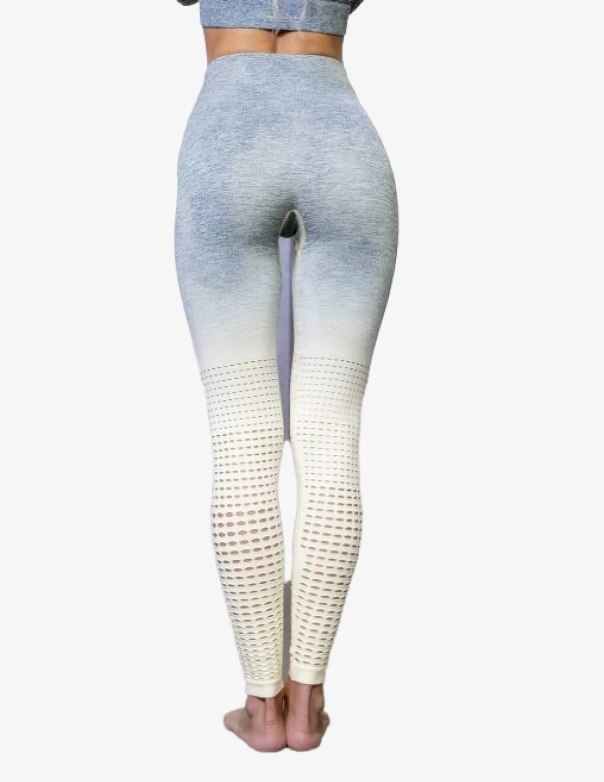 CLIO 2.0 Seamless Legging – Yellow & Grey