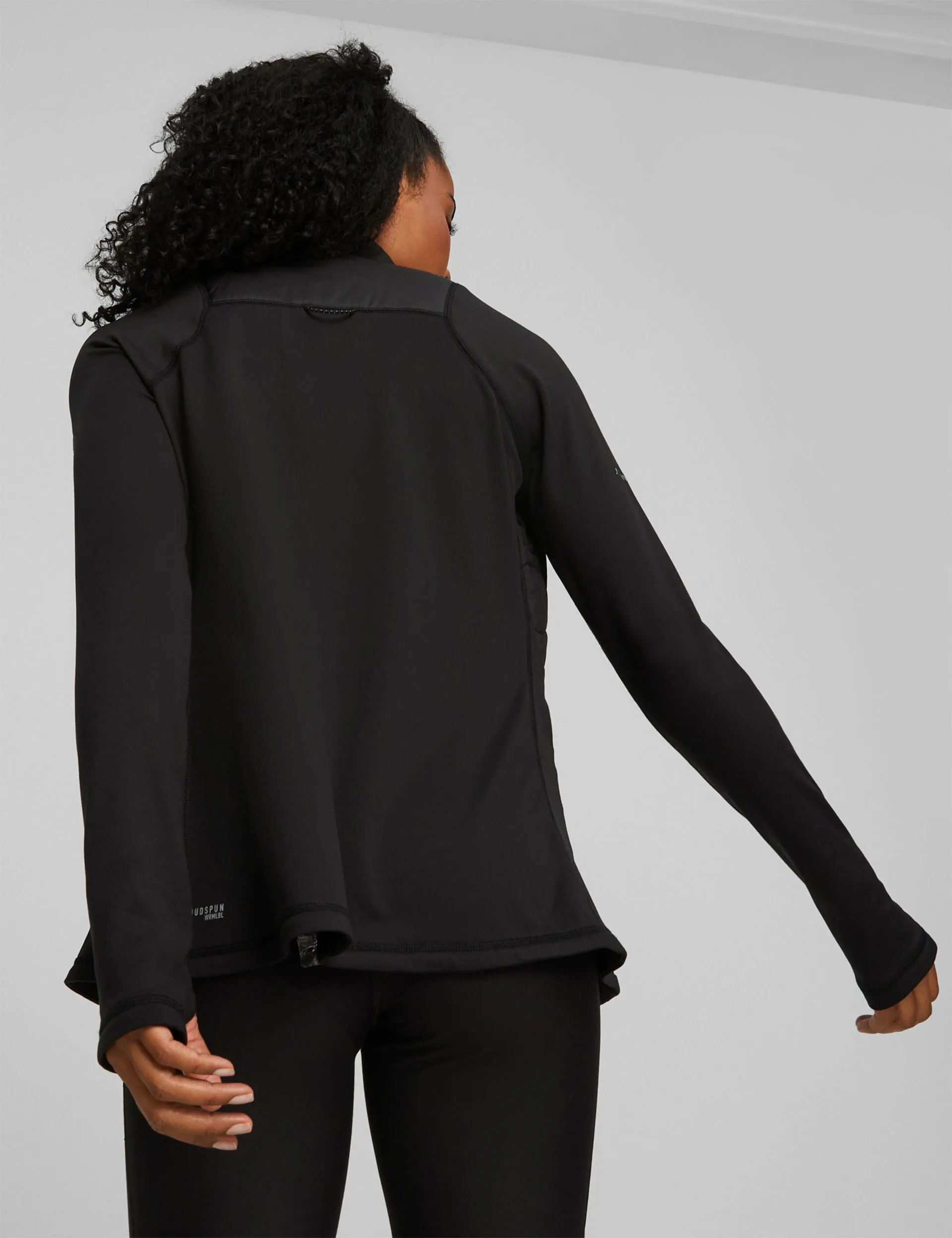CLOUDSPUN WRMLBL Padded Running Jacket - Black
