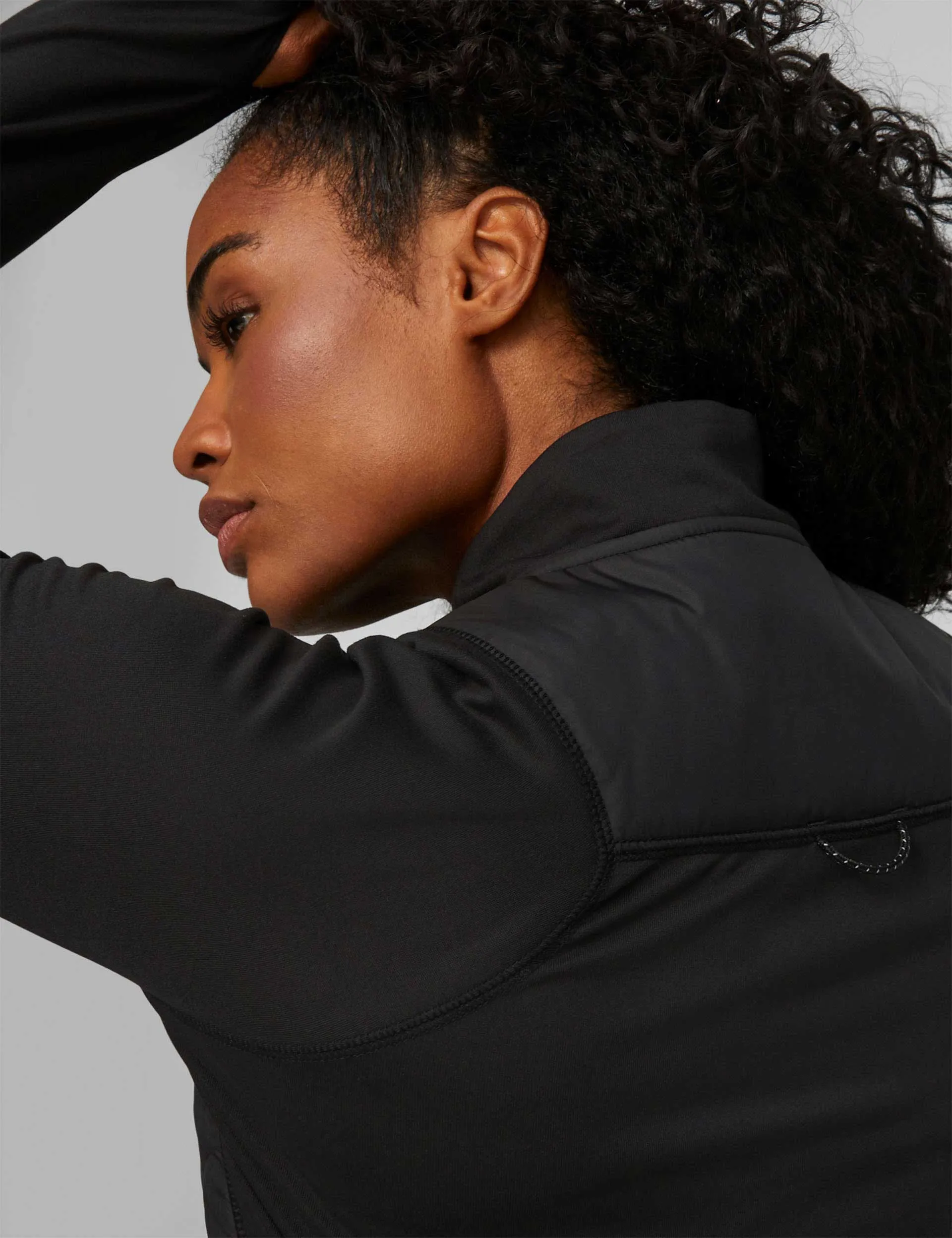 CLOUDSPUN WRMLBL Padded Running Jacket - Black