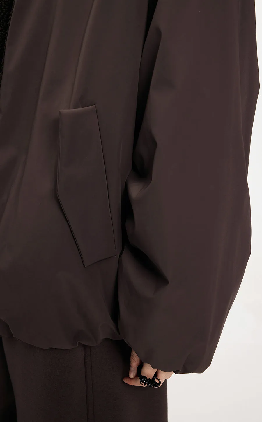Coat / JNBY Windproof Oversize Pleated Jacket