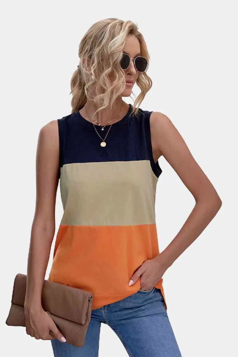Color Block Tank Top (3 Colors)