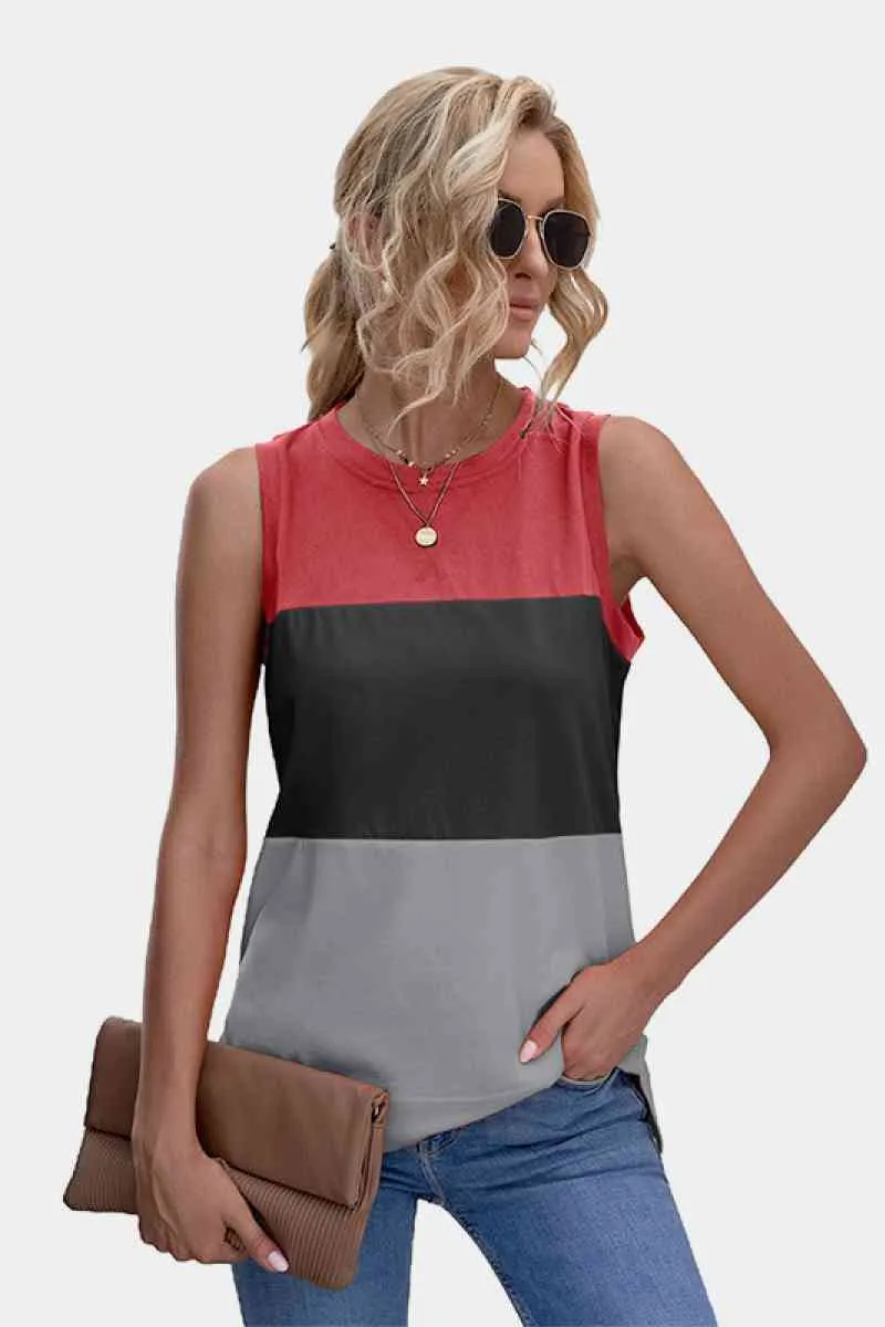 Color Block Tank Top (3 Colors)