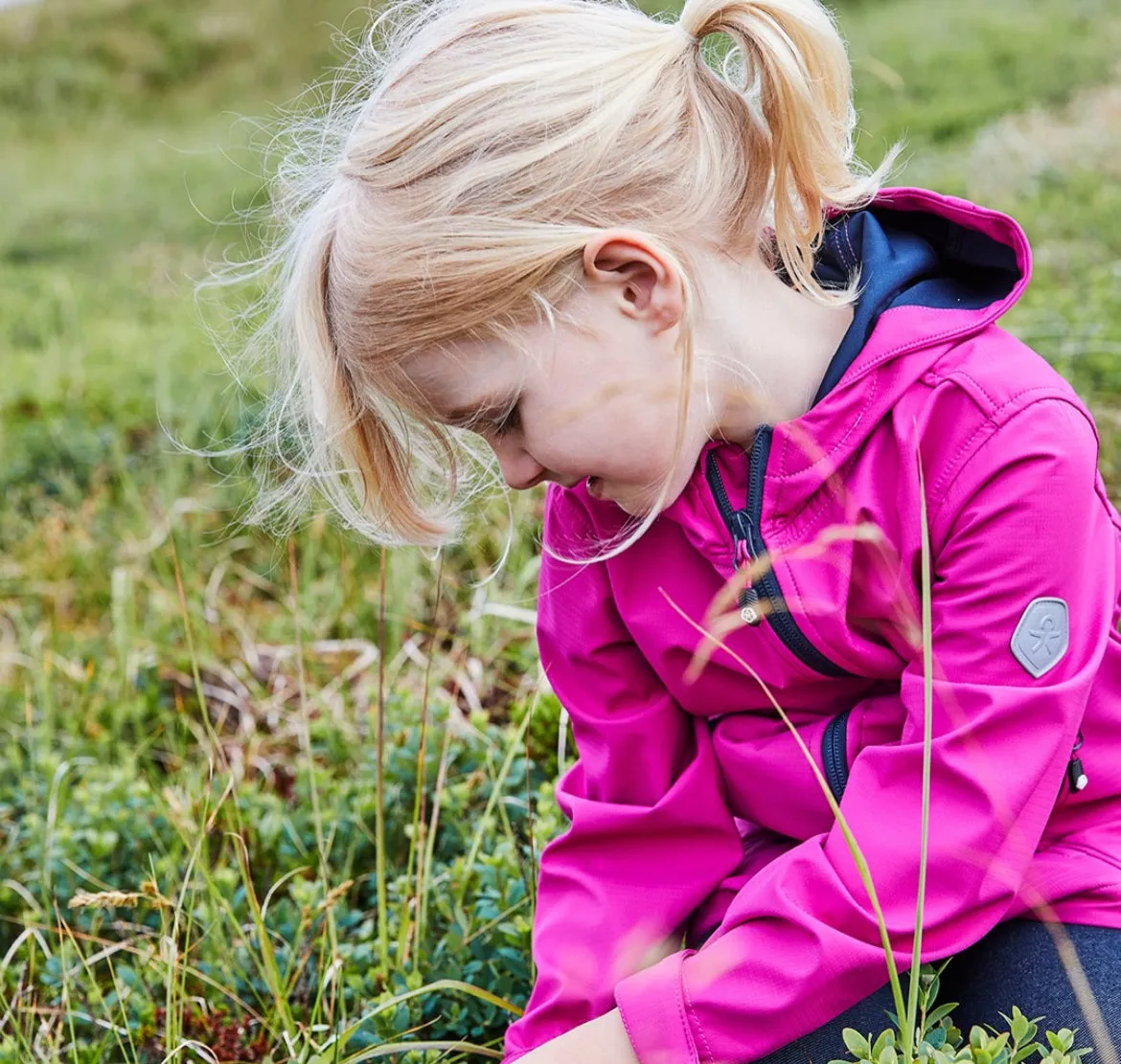 Color Kids Soft Shell Jacket Fuchsia