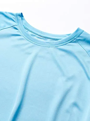 Columbia Women's Tidal Tee Heather Long Sleeve, Riptide Heather, Jupiter Logo, Medium