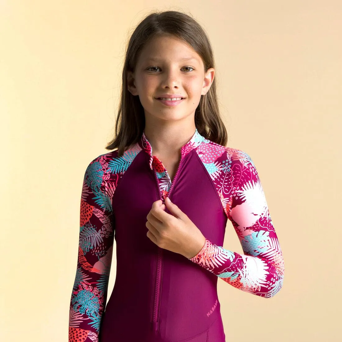 Combinaison de Natation Combi Swim Corail