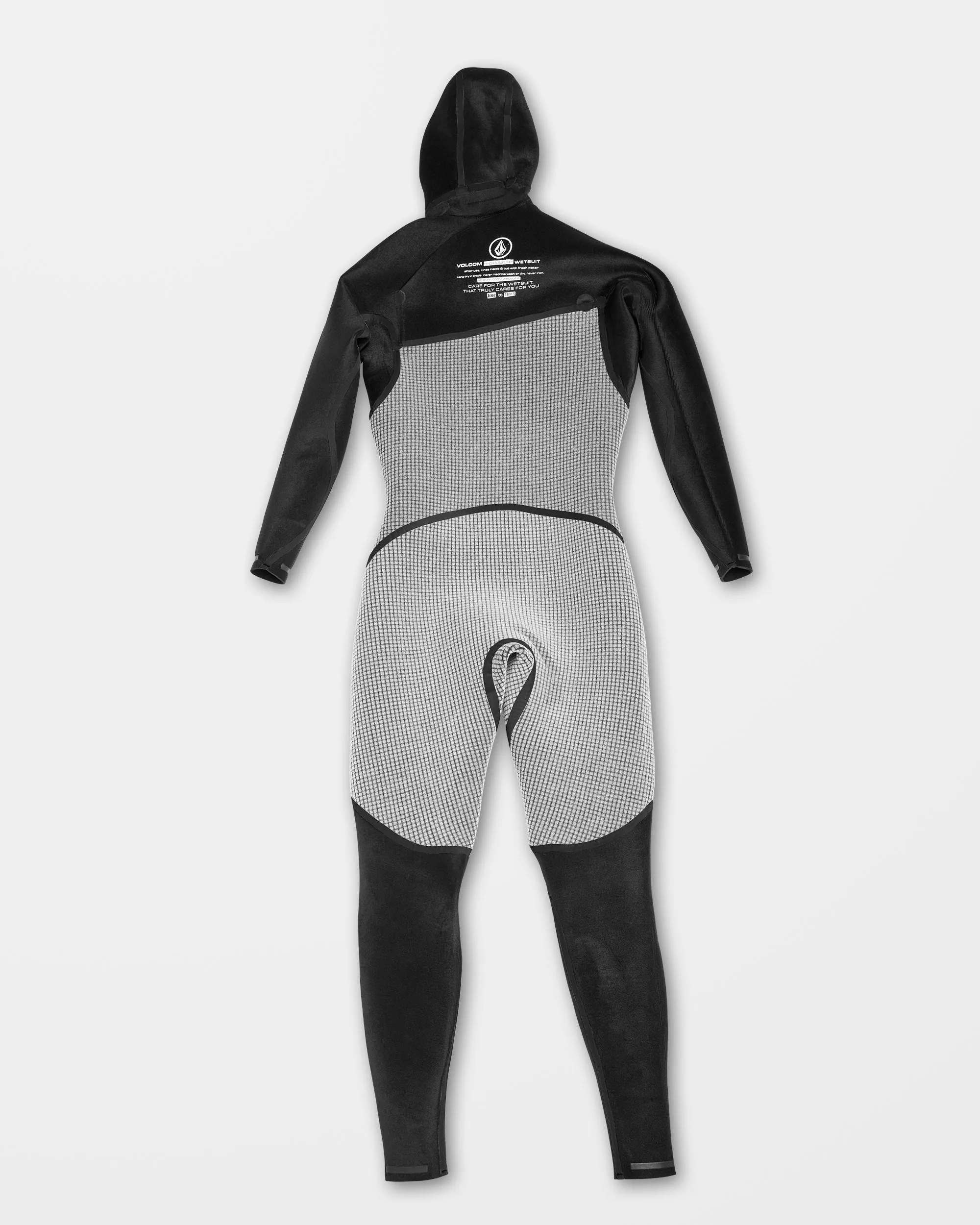 Combinaison de Surf Modulator à Capuche 5/4/3 mm Zippée Poitrine - BLACK