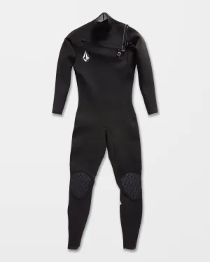 Combinaison de Surf Modulator Intégrale 3/2 mm Zippée Poitrine - BLACK