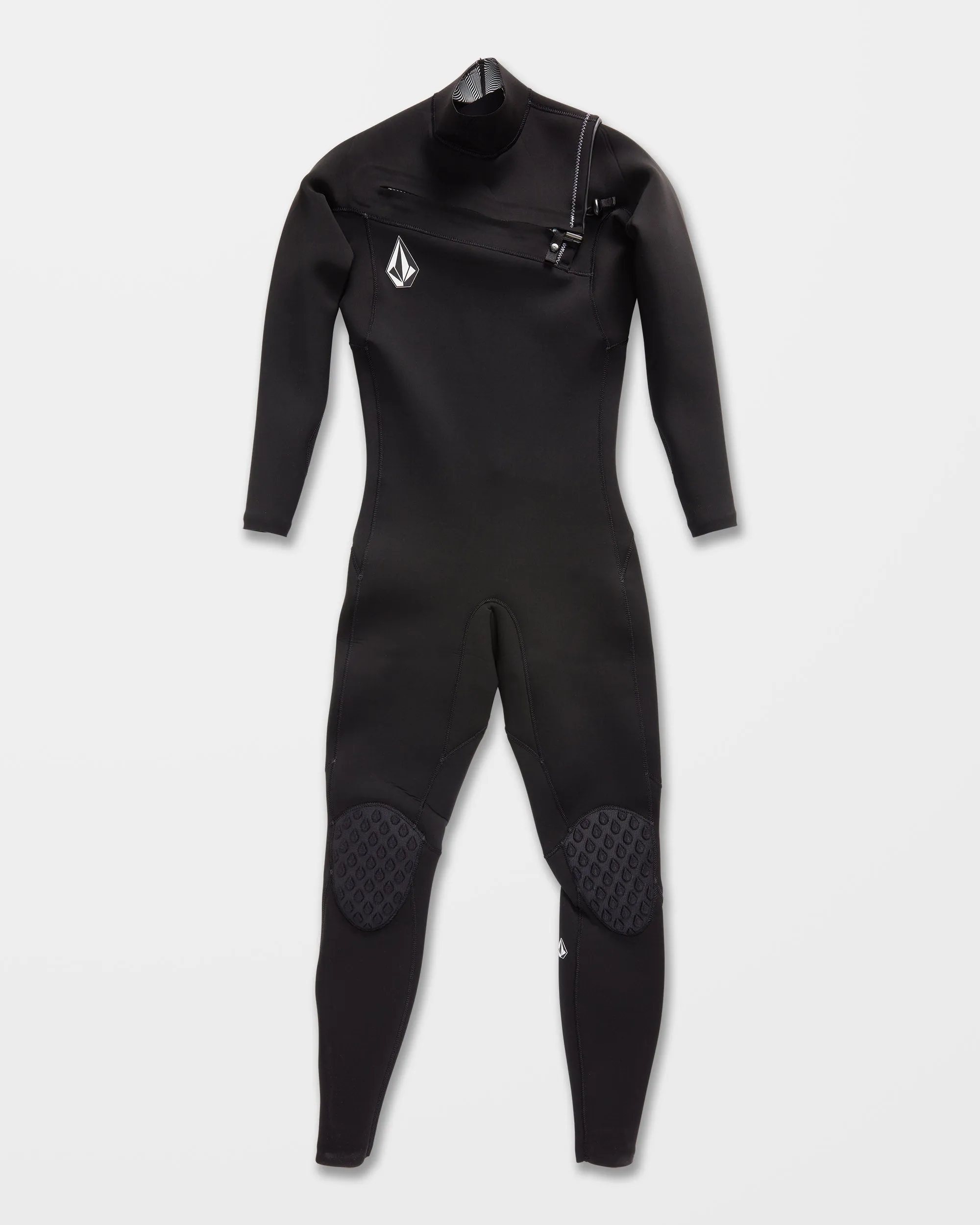 Combinaison de Surf Modulator Intégrale 3/2 mm Zippée Poitrine - BLACK