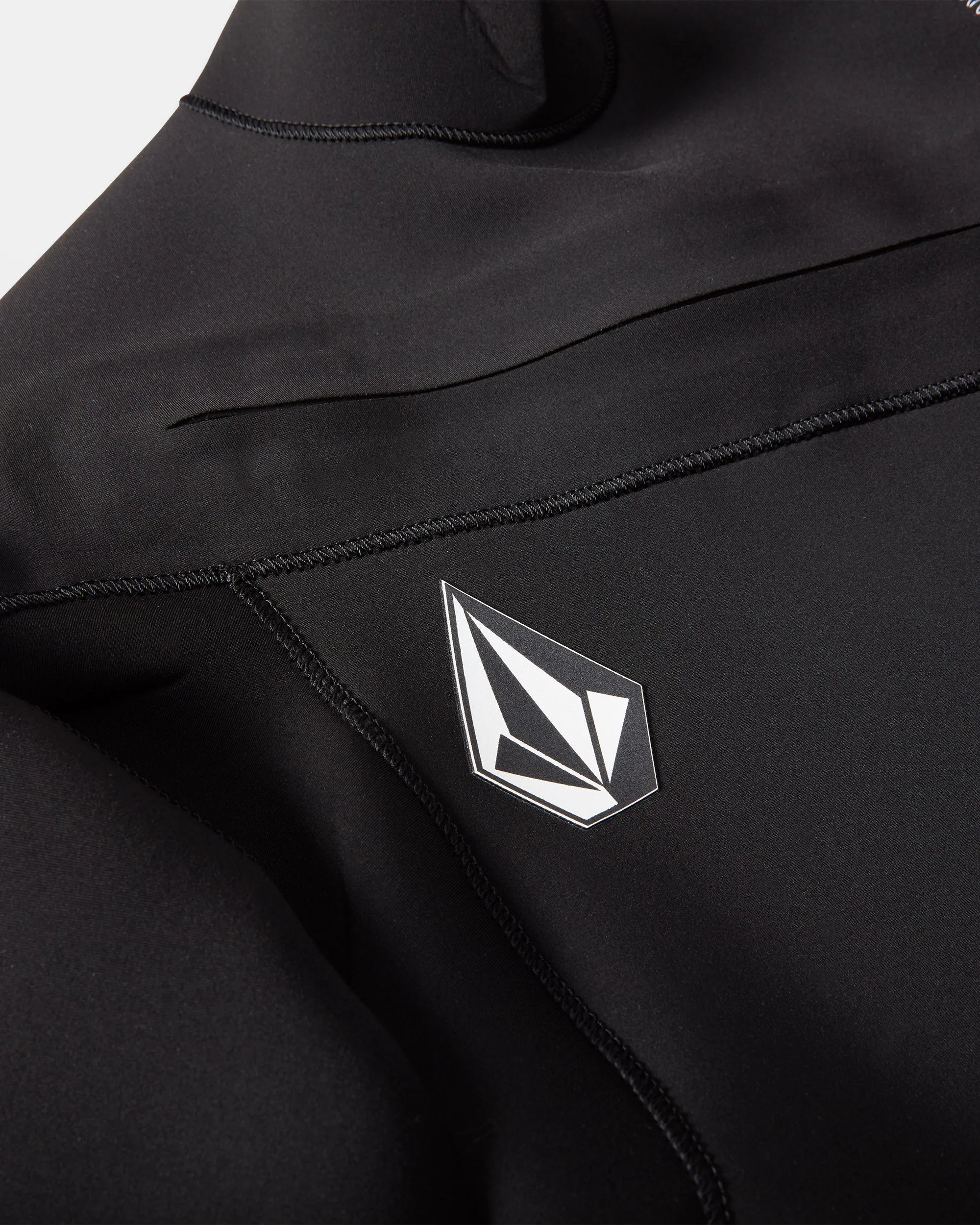 Combinaison de Surf Modulator Intégrale 3/2 mm Zippée Poitrine - BLACK