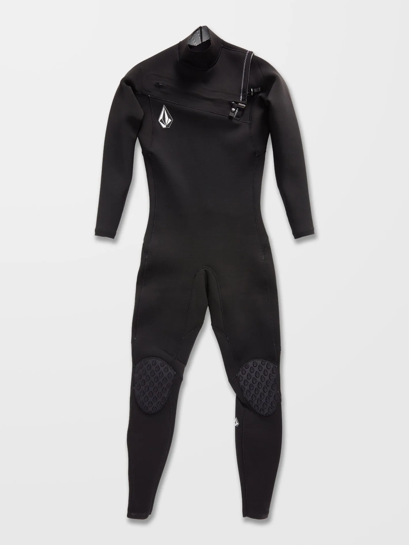 Combinaison de Surf Modulator Intégrale 3/2 mm Zippée Poitrine - BLACK