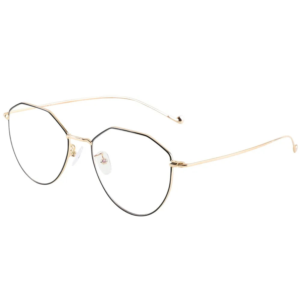 Computer Glasses | Stainless Steel Frame | Unisex | Blocking UV light