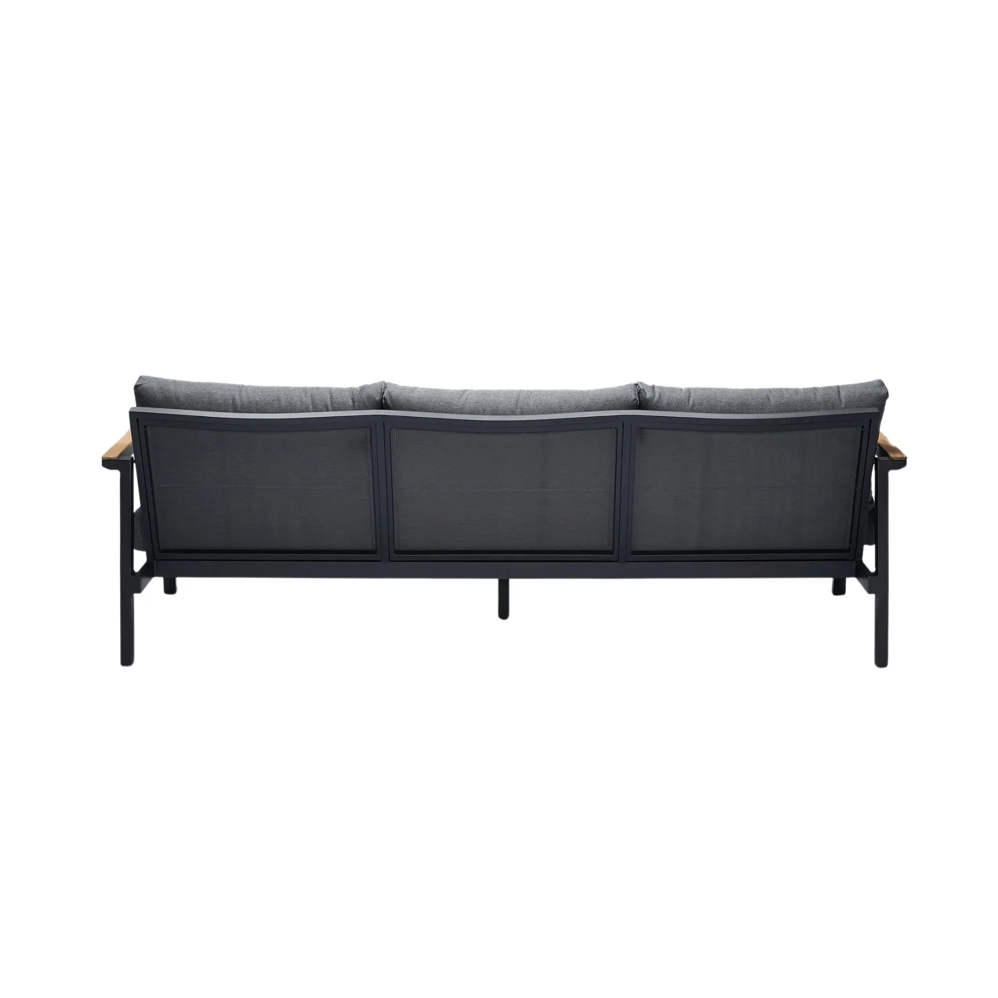 Copenhagen Outdoor 3-Seater Sofa - Charcoal
