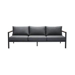 Copenhagen Outdoor 3-Seater Sofa - Charcoal