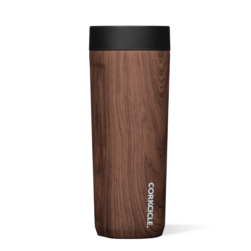 Corkcicle Commuter Cup 17oz Walnut Wood