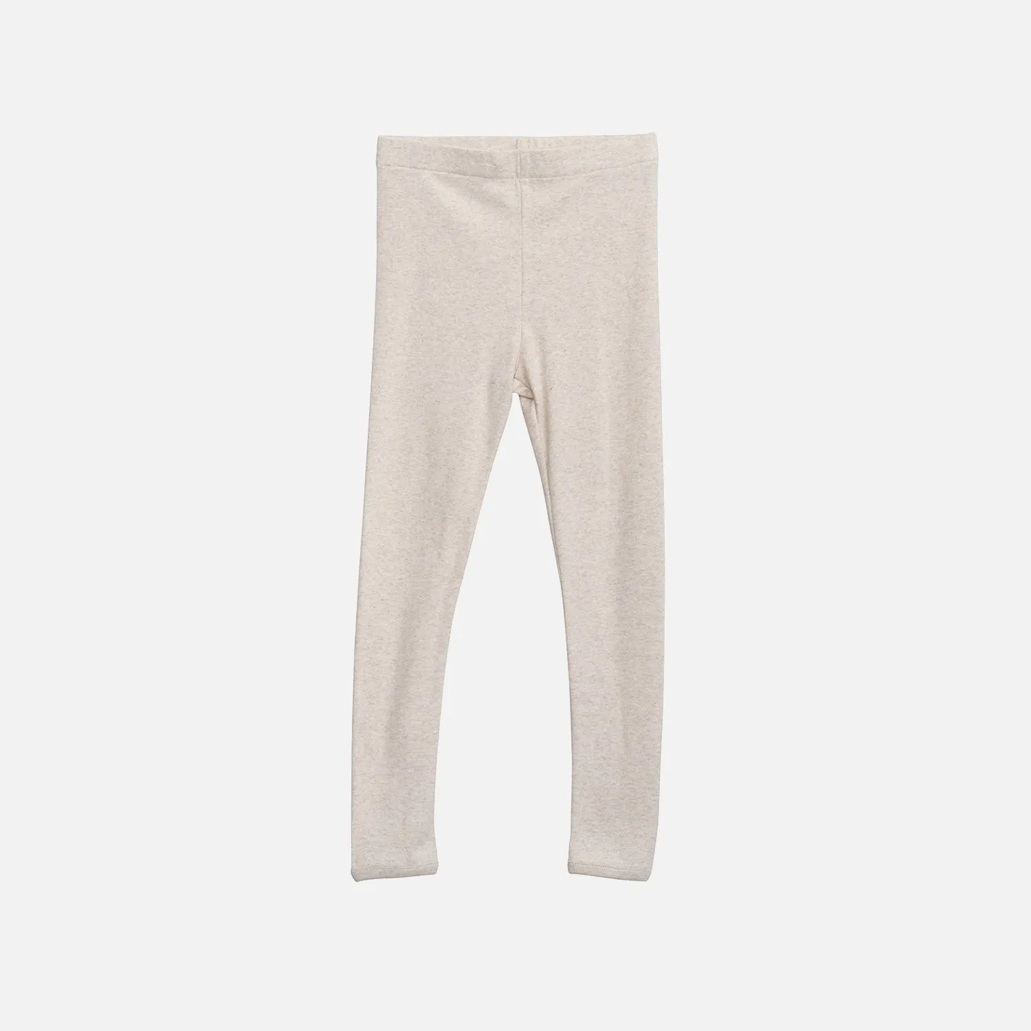 Cotton Leggings - Shell melange