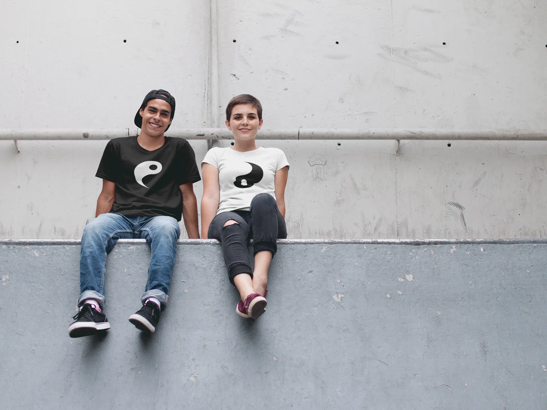 Couples Shirts Yin Yang Matching Outfits