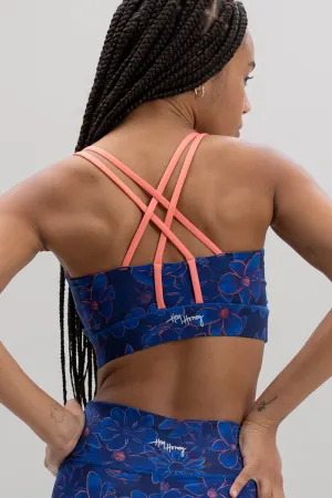 Criss-Cross Bra Flower Daze