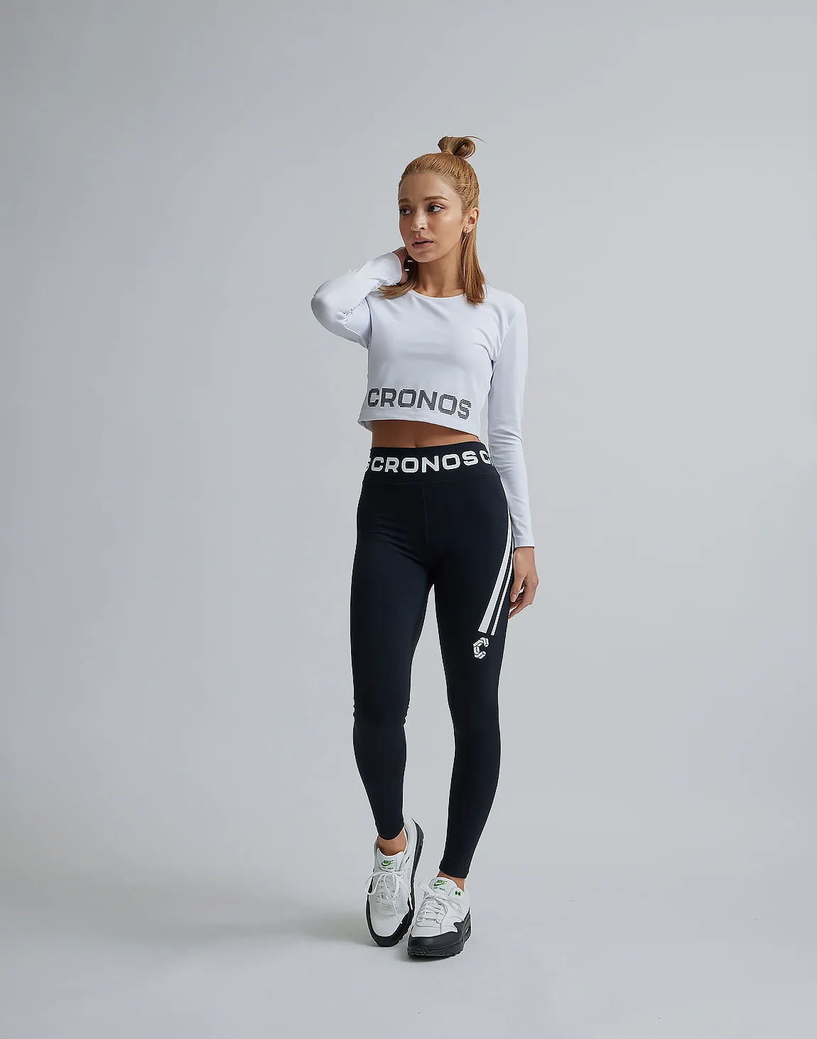 CRONOS WOMEN UV LONG SLEEVE【WHITE】