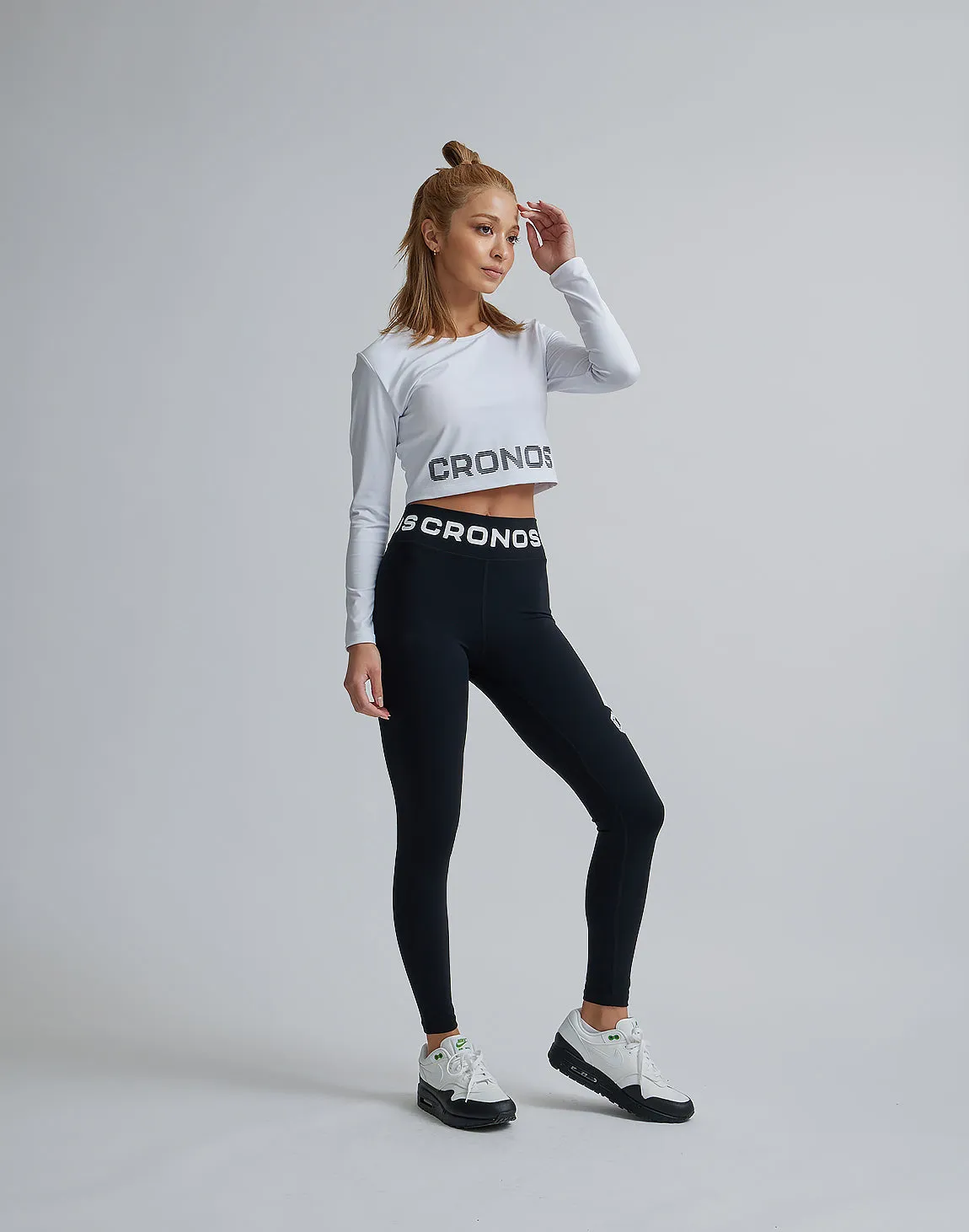 CRONOS WOMEN UV LONG SLEEVE【WHITE】