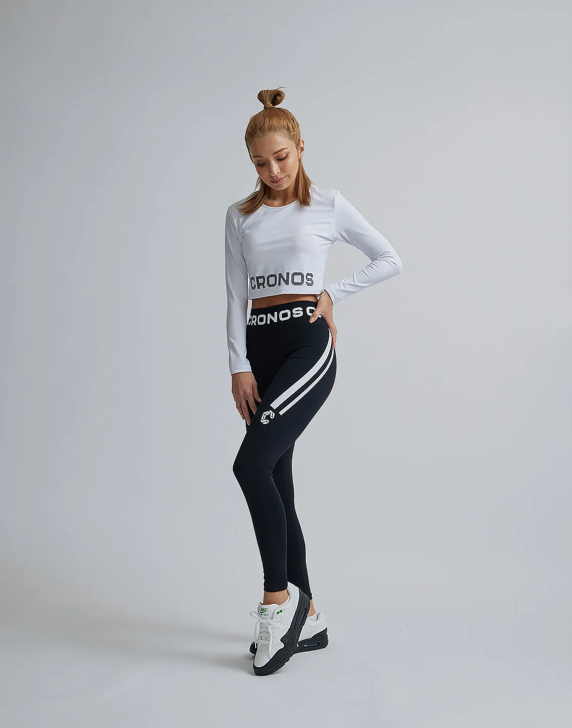 CRONOS WOMEN UV LONG SLEEVE【WHITE】